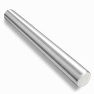 Peicees Rolling Pin French Style Stainless Steel Rolling Pin for Bakers Cookie &amp; Pastry Dough 16 inch