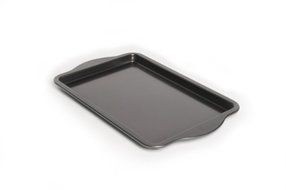 Chloe&#039;s Kitchen 201-210 Non-Stick Cookie Sheet, 15-Inch, Dark Grey