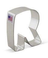 Ann Clark Letter R Cookie Cutter - 3.25 Inches - Tin Plated Steel