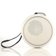 Silentrees Stereo Wireless Portable Music Bluetooth Speaker,White