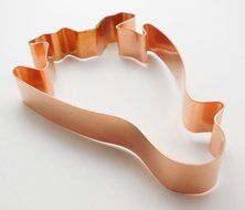 Santa&#039;s North Pole Penguin Copper Cookie Cutter N2