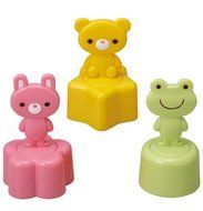 Torune TOR-P-2817 Flower, Round, Star Shaped Bread Cutter Set with Animal Press