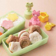 Torune TOR-P-2817 Flower, Round, Star Shaped Bread Cutter Set with Animal Press N2