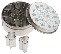 Ateco 12 Piece Aspic/Jelly Cutter Set, .5 Inch