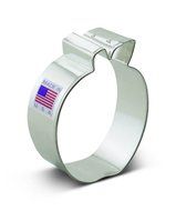 Ann Clark Apple Cookie Cutter - 2.75 Inches - Tin Plated Steel