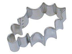 R&amp;M Holly Leaf 3.25&quot; Cookie Cutter in Durable, Economical, Tinplated Steel