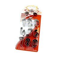 Number Cookie Cutter Set, 10 Pcs Stainless Steel Cookie Cutter Mold Tool, Craft Cutters N2