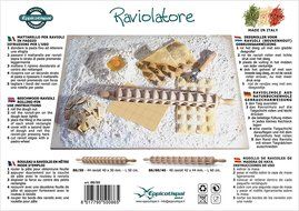 Eppicotispai 20-Inch Beechwood Ravioli Rolling Pin N2