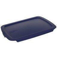 Pyrex C-233-PC Easy Grab Blue Rectangle Plastic Lid for 9&quot; X 13&quot; Oblong Baking Dish (2 Pack) N3