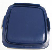 Pyrex C-233-PC Easy Grab Blue Rectangle Plastic Lid for 9&quot; X 13&quot; Oblong Baking Dish (2 Pack) N6