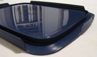Pyrex C-233-PC Easy Grab Blue Rectangle Plastic Lid for 9&quot; X 13&quot; Oblong Baking Dish (2 Pack) N7