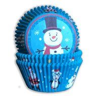 Christmas Baking Cups - 75 Pack - Standard Christmas Muffin Liners - Premium Disposable Christmas Cupcake Liners...