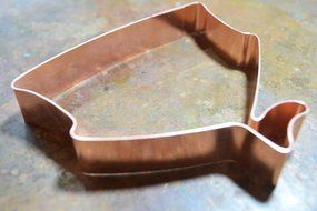 Under The Big Top Circus Tent Copper Cookie Cutter N3