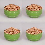 King International - Stainless Steel Green Designer Bowl/Katoris Set of 4pcs