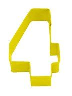 R&amp;M Number 5 Cookie Cutter Green With Brightly Colored, Durable, Baked-on Polyresin Finish N2