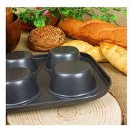 Aksautoparts 6 Round Bottom Dome Non-Stick Deep Mini Round Cake Cake Mold N3