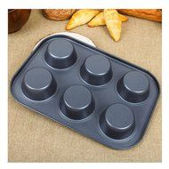 Aksautoparts 6 Round Bottom Dome Non-Stick Deep Mini Round Cake Cake Mold N4