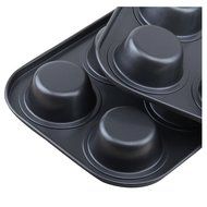 Aksautoparts 6 Round Bottom Dome Non-Stick Deep Mini Round Cake Cake Mold N8