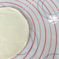 Homankit Silicone Pastry Mat with Measurements, 15-3/4" x 23-5/8" Non-stick Cookie Sheet to Countertop for Rolling... N6