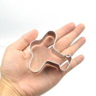 GXHUANG Airplane Cookie Cutter - Stainless Steel, for Anniversary Birthday Wedding Theme Party N5