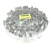 YOFAN Mini 26pcs English Alphabet Letters Cookie Cutters N3