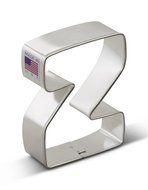 Ann Clark Letter Z Cookie Cutter - 3.25 Inches - Tin Plated Steel