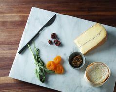 Fox Run Marble Pastry Board, Black, 12 x 16-inches N6