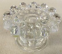 Glass Knob Drawer Pull Handle - American Made (Jade) N4