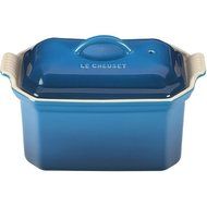 Le Creuset Heritage Stoneware 3/4-Quart Pate Terrine with Press, Marseille