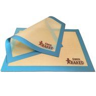 &Uuml;ber Baked Non-Stick Silicone Baking Mat Set - 2 Baking Mats for Half Size Baking Sheet.
