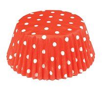 Fox Run Red Polka Dot Bake Cups, 50 Bake Cups
