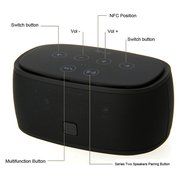 Build-in CSR&reg; aptX &amp; NFC Technology Wireless Bluetooth 3.0 Stereo Speaker 6 Watt Dual Speakers System (2*3W) 1200... N2