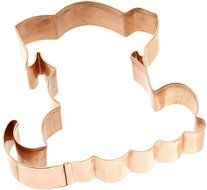 Old River Road Bulldog Shape Cookie Cutter, Copper N2