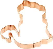 Old River Road Bulldog Shape Cookie Cutter, Copper N3