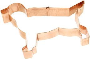 Old River Road Bulldog Shape Cookie Cutter, Copper N5