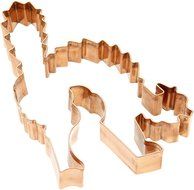 Old River Road Bulldog Shape Cookie Cutter, Copper N7