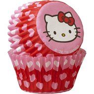 Wilton 415-7622 Hello Kitty Mini Baking Cups (100 Pack), Multicolor