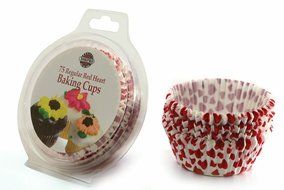 Norpro 3456 Heart Muffin Baking Cups, 75-Pack