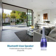 MAONO Music Vase Bluetooth V4.0 Wireless Smart Speaker with APP Control, Dual Drive Stereo Sound, Dancing Light... N12