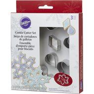 Wilton 3-Piece Snowflake Cookie Cutter Set N6