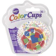 Wilton 415-2860 36 Count Confetti Baking Cups, Assorted