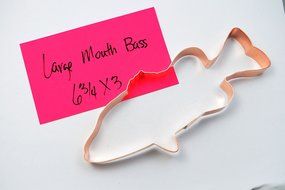 Large Mouth Bass Cookie Cutter N2