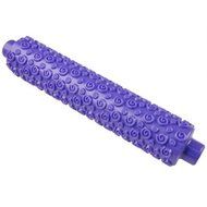 Joylive 10&quot; Rolling Pin HDPE Cake Fondant Sugarcraft Paste Spiral Embossed Tools Purple