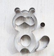 Yunko Raccoon New Cookie Cutter Stainless Steel Fondant Cutter