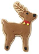 Wilton 2308-5075 4-Piece Christmas Reindeer Metal Cookie Cutter Set, Small N4