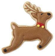 Wilton 2308-5075 4-Piece Christmas Reindeer Metal Cookie Cutter Set, Small N5