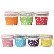 Af Kitchen : 100pcs Colorful Paper Cupcake Liners Muffin Cases Greaseproof Dessert Baking Cups