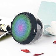 Smileto Multifunctional LED 3D Wireless Bluetooth Round Speaker With Plug-in Card, Waterproof, BASS, Call Function... N17