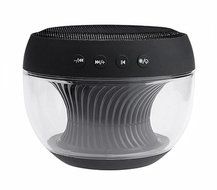 Smileto Multifunctional LED 3D Wireless Bluetooth Round Speaker With Plug-in Card, Waterproof, BASS, Call Function... N18