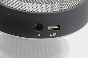 Smileto Multifunctional LED 3D Wireless Bluetooth Round Speaker With Plug-in Card, Waterproof, BASS, Call Function... N22